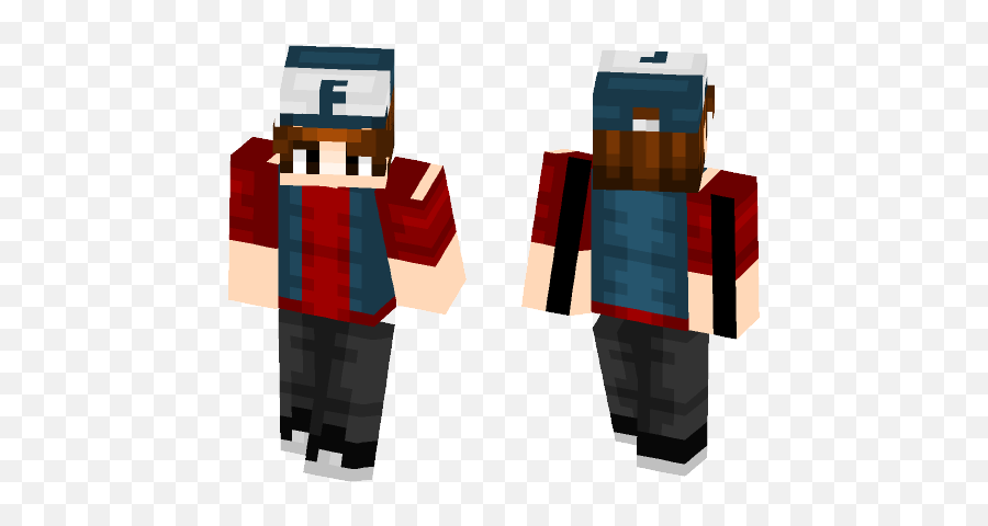 Download Dipper Pines Gravity Falls Minecraft Skin For - Adidas Shirt Skin Minecraft Png,Dipper Pines Png