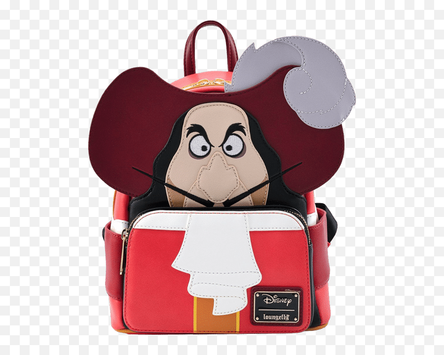 Loungefly Peter Pan Captain Hook Cosplay Mini Backpack - Villains Loungefly Mini Backpack Png,Captain Hook Png