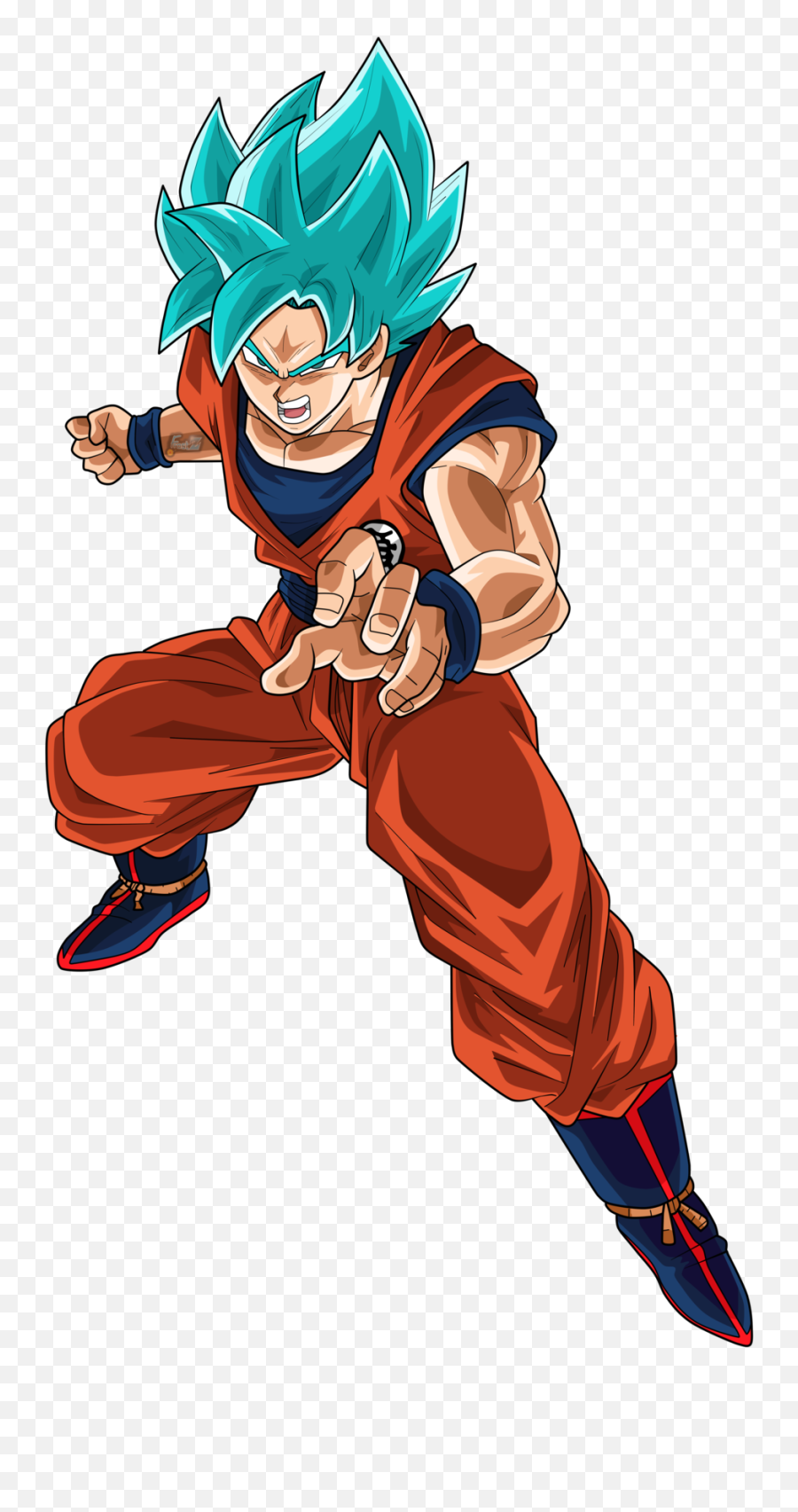 Goku Super Saiyan Blue By - Goku Súper Saiyan Blue Png,Goku Super Saiyan Png