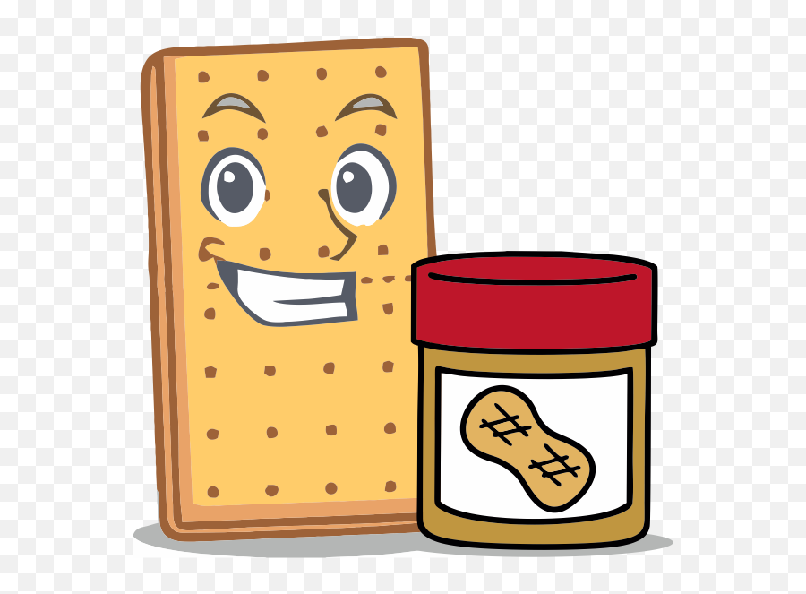 Graham Crackers And Peanut Butter - Peanut Butter Clip Art Peanut Butter Crackers Clipart Png,Peanut Butter Jelly Time Aim Icon