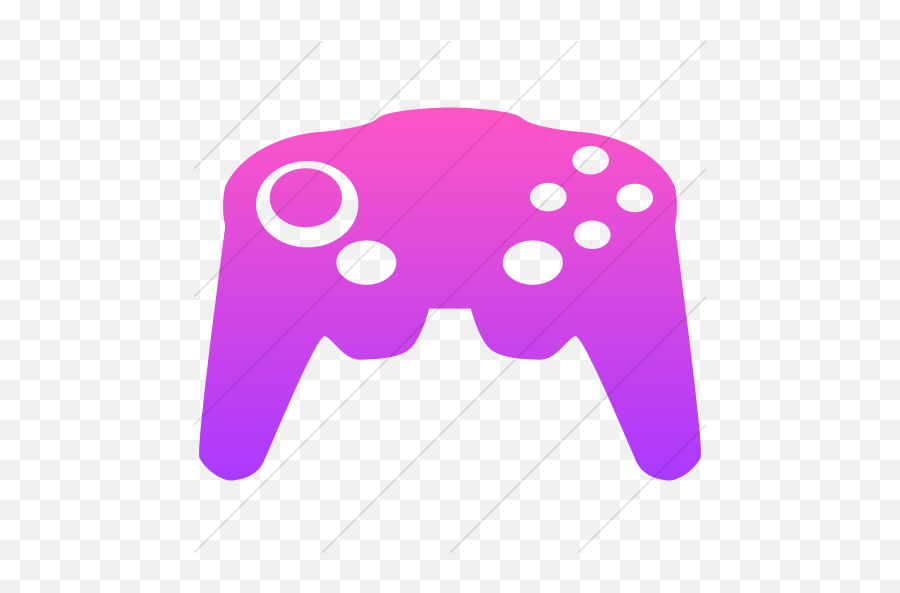 Iconsetc Simple Ios Pink Gradient Classica Video Game - Game Controller Png,Circle Game Icon