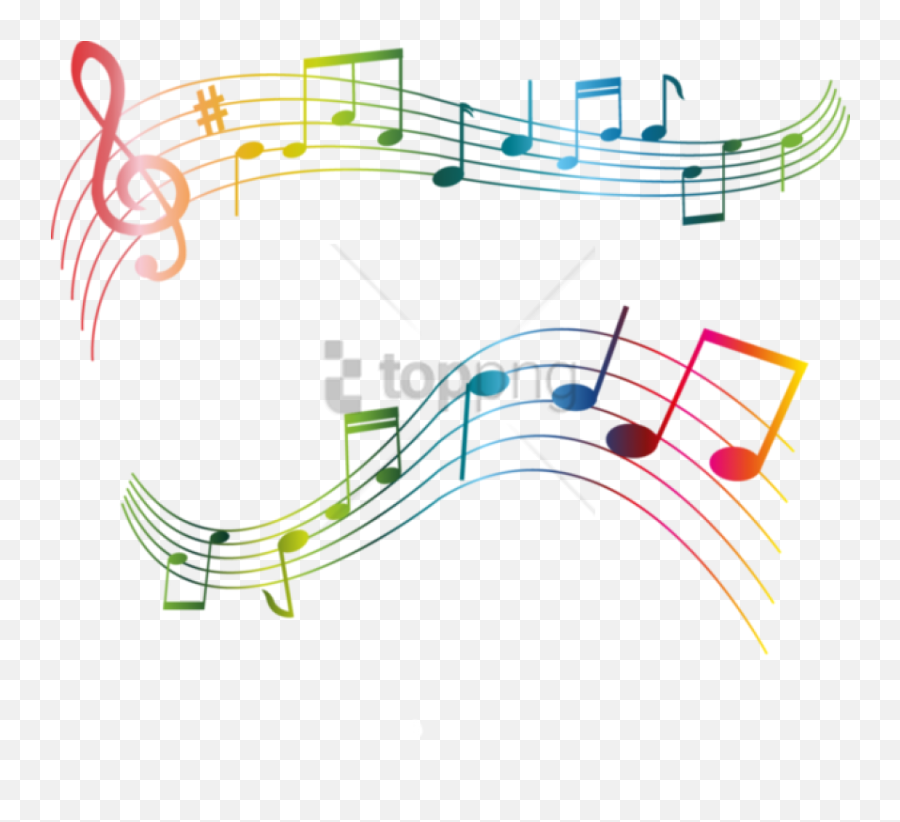 Download Free Png Color Music Notes Image With - Colorful Music Notes Png,Music Notes Transparent Background