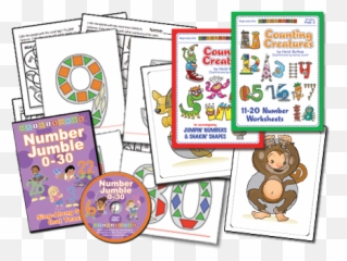 Number Jumble 0 - 30 Video Dot png
