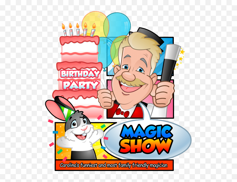 Carolinau0027s 1 Kids Birthday Party Magician - Clip Art Png,Birthday Party Png
