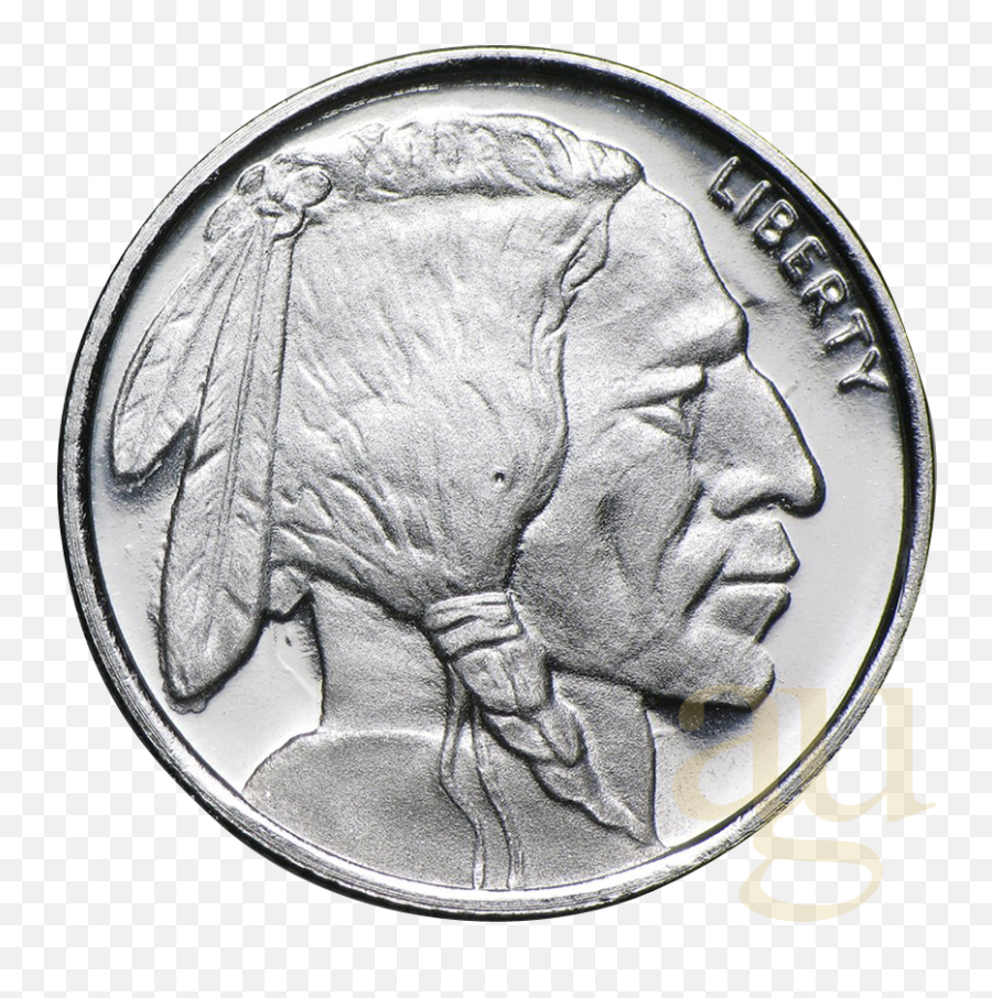 Silver Coin Png Image With Transparent Background Arts - Liberty Buffalo Silver Coin,Dime Png