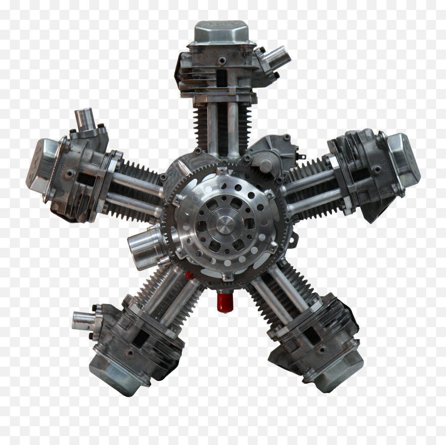 Engine Motor Png - Six Cylinder Star Engine,Engine Png