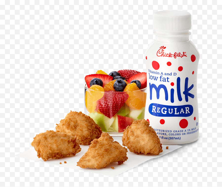Nuggets Kidu0027s Meal Nutrition And Description Chick - Fila Chick Fil A Kids Meal Png,Happy Meal Png