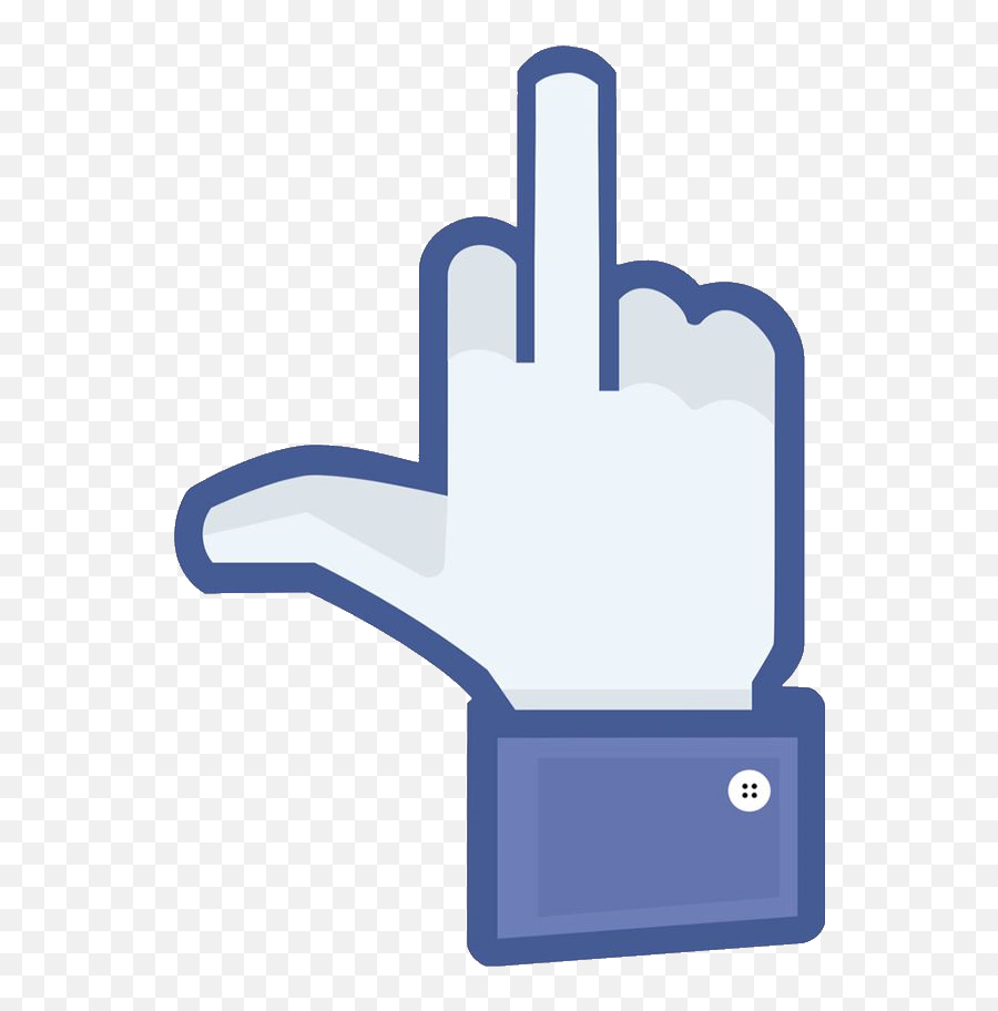 Download Facebook Page Icon - Fuck You Sign Facebook Full Facebook Middle Finger Png,Facebook Like Page Icon