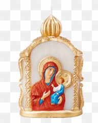 Madonna And Child Jesus Candle - Religious Item png