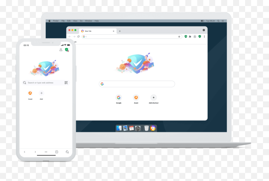 The Private Browser That Stops Tracking Avast Secure - Smart Device Png,How Do You Get An Icon On Your Desktop
