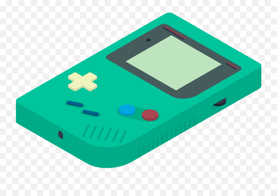 Green Gameboy Icon Isometric Style Transparent - Clipart World Gameboy Transparent Clipart Png,Gameboy Advance Icon