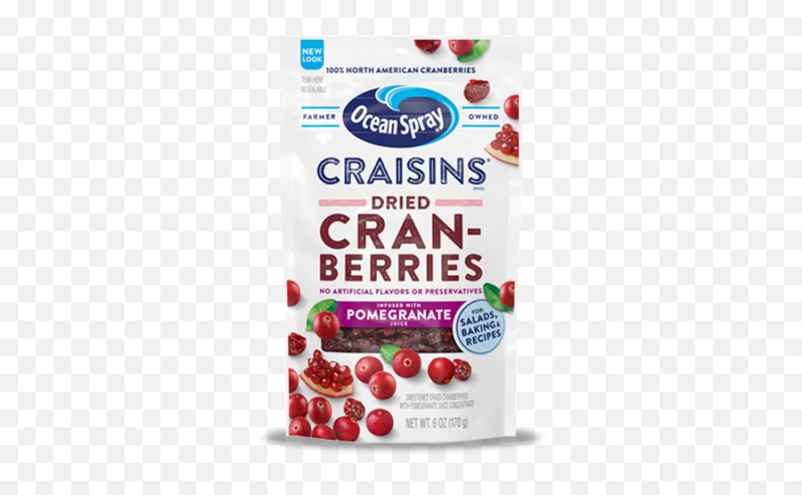 Craisins Original Dried Cranberries Ocean Spray - Ocean Spray Craisins Png,Which Food Types Occupy The Major Portions In The Myplate Icon?