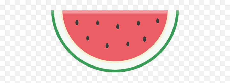 Watermelon Flat Icon Illustration Material - Lots Of Free Mitad De Una Sandia Dibujo Png,Melon Icon