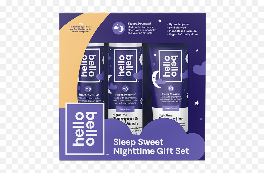 Sleep Sweet Nighttime Collection U2013 Hello Bello - Hello Bello Sleep Sweet Nighttime Gift Set Png,Sweet Icon Change