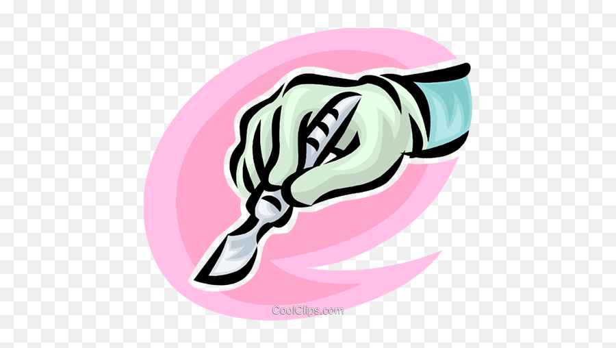 Surgeon With A Scalpel Royalty Free Vector Clip Art - Surgeon Scalpel Clipart Png,Scalpel Png