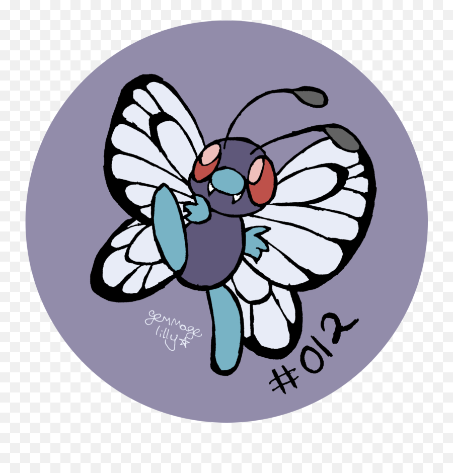 He Gots Big Floppy Feet Png Image With Butterfree