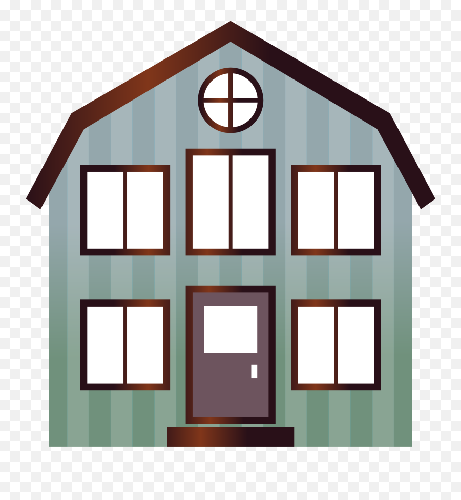 Download Hd Home Vector Png - Blue House 1 25 Magnet Home Hmo Property,Blue House Icon