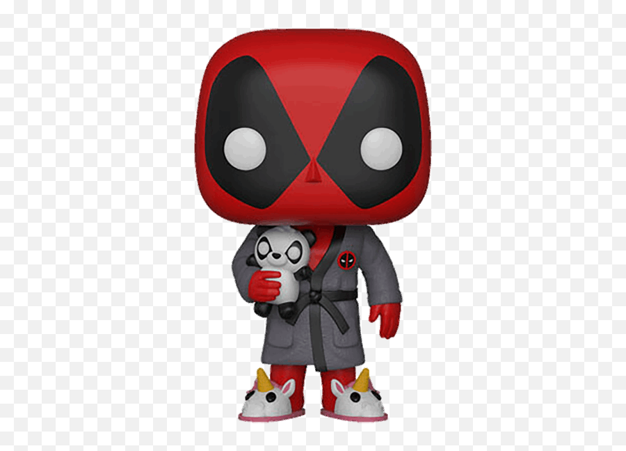 Marvel - Deadpool Playtime In Bathrobe Pop Vinyl Figure Deadpool Funko Pop Png,Deadpool Png