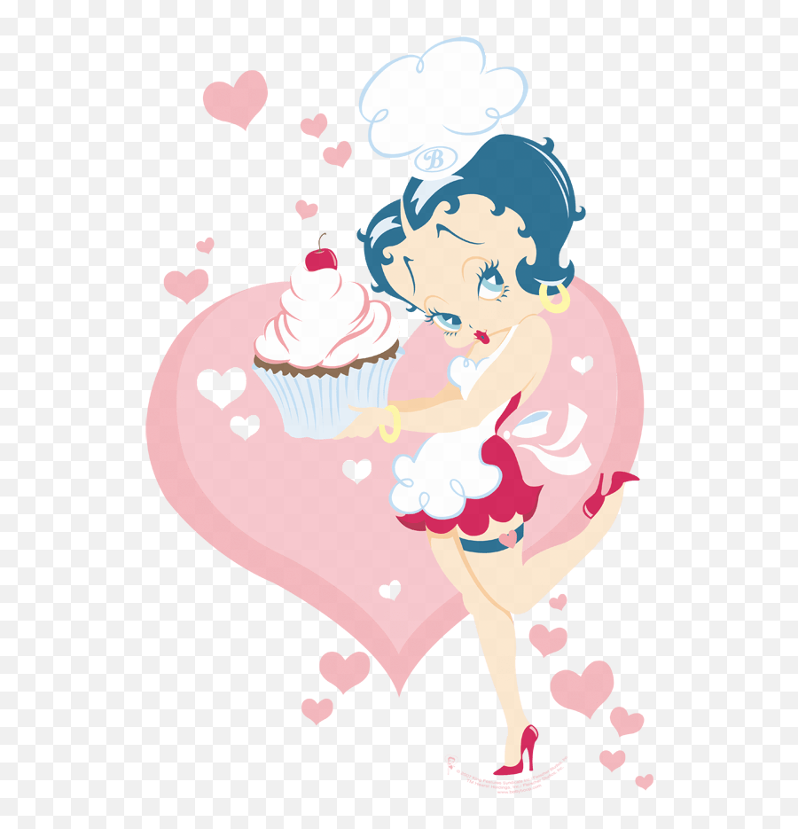Library Of Betty Boop Cupcake Image - Betty Boop Cupcake Png,Betty Boop Png