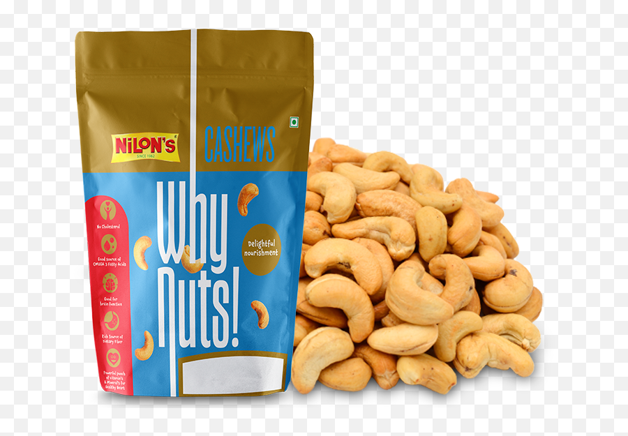 Nilonu0027s Salted Roasted Cashews - Nilons Cashew Png,Cashew Png