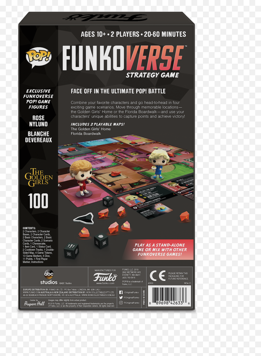 Funko Games Pop Funkoverse - The Golden Girls 2 Character Expandalone Flyer Png,Golden Girls Png