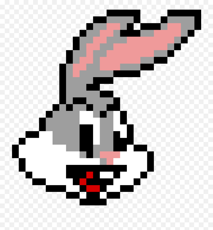 Pixilart - Bugs Bunny By Be83 Minecraft Pixel Art Bugs Bunny Png,Bugs Bunny Png