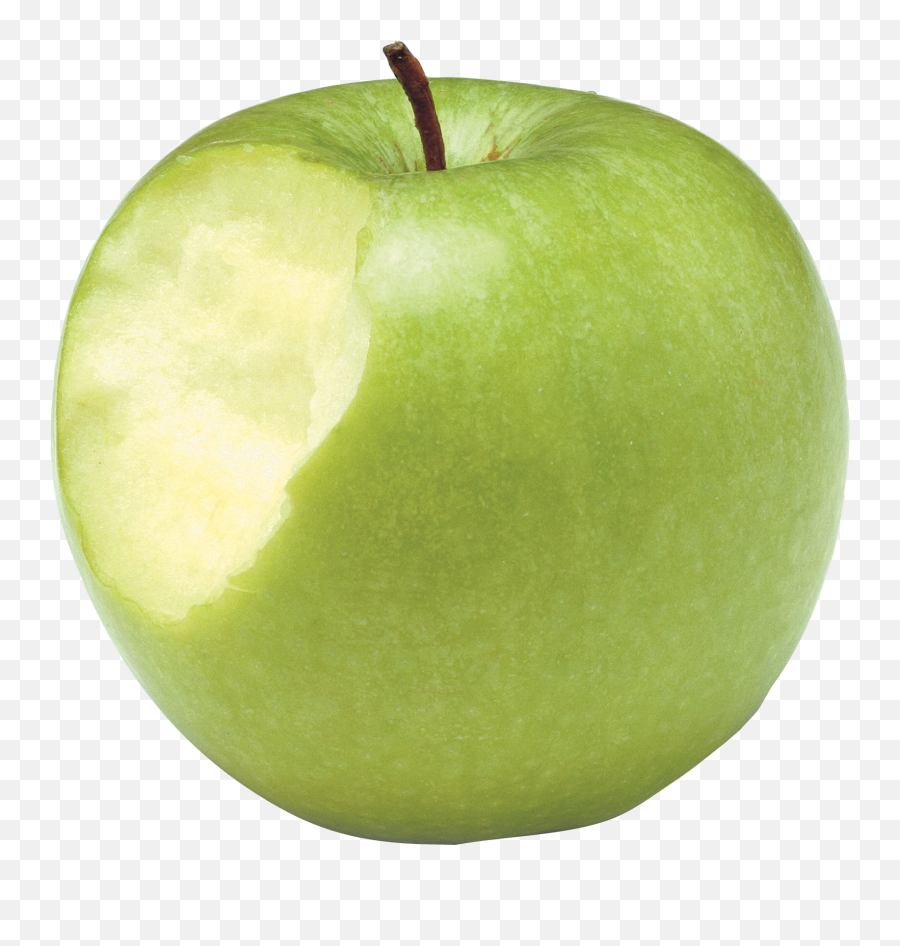 Download Apple Bitten Out Png Image For - Green Apple Png,Bitten Apple Png