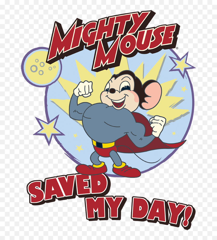 Mighty Mouse Vintage Day Youth T - Mighty Mouse Logo Png,Mighty Mouse Png