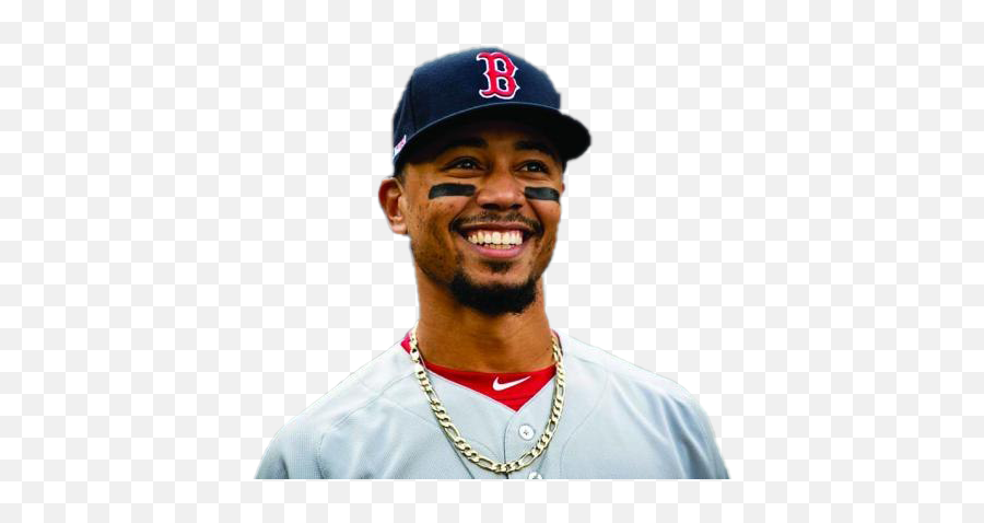 Mookie Betts Transparent Background Png Arts - Baseball Player,Baseball Cap Transparent Background