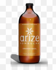 Products U2014 Arize Kombucha - Glass Bottle Png,Basil Png
