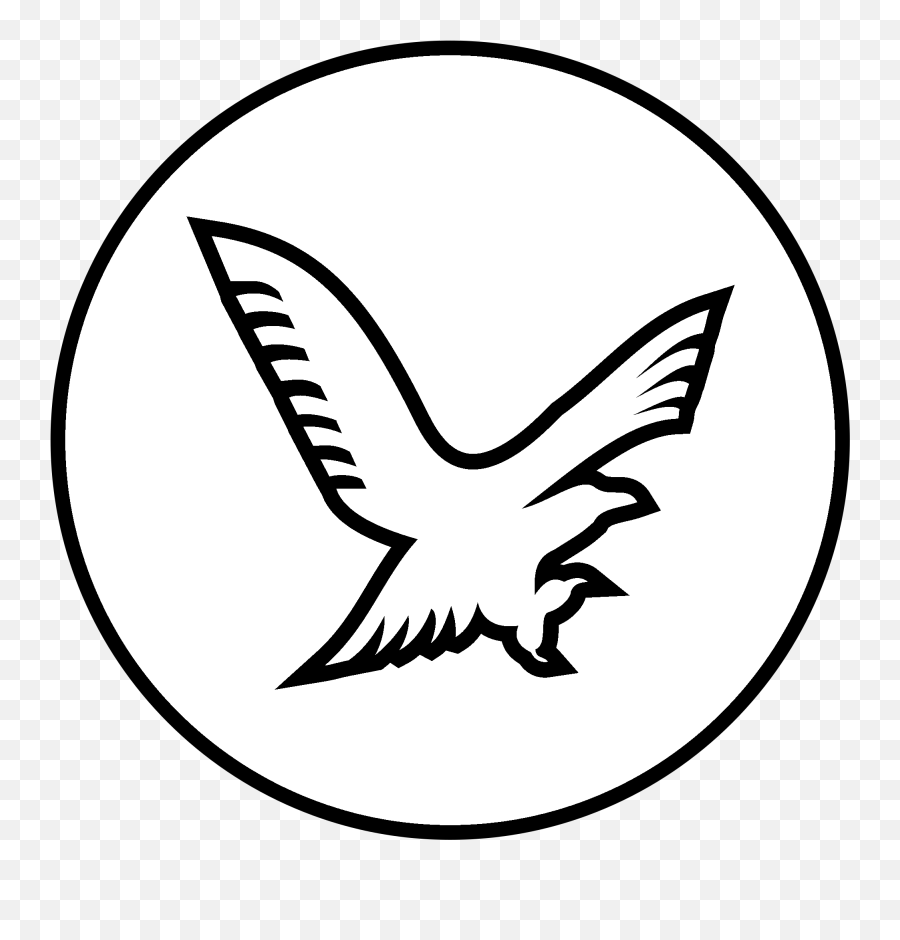 Gold Eagle Logo Black And White - White Eagle Logo Png,Eagle Logo Image