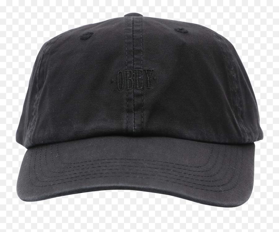 Obey Lemont 6 Panel Black Yeah Png Hat