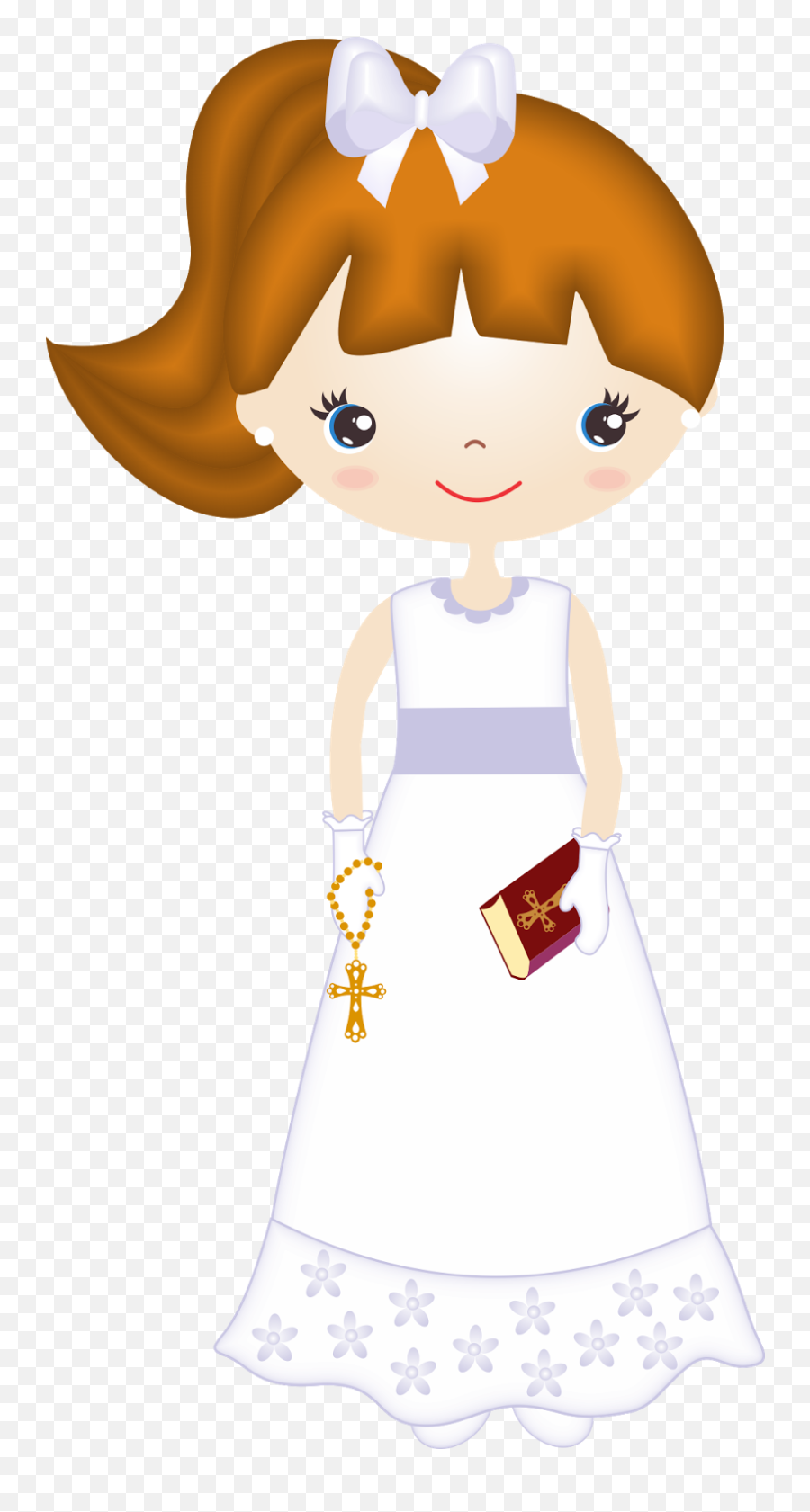 First Communion Invitation - Clipart Communion Girl Png,Communion Png