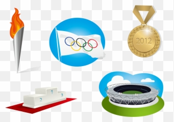 Download Summer Winter Landmarks Vector 2020 2018 Olympics - Olympic Elements Png,Olympics Png