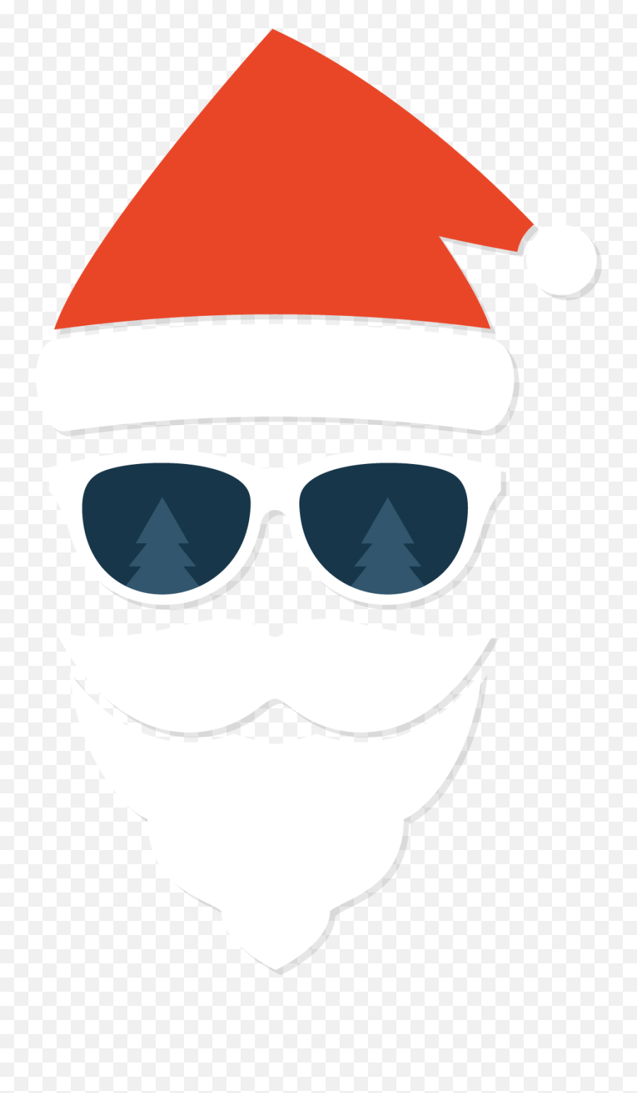 Download Claus Elderly Creative Vector Design Avatar Santa - Santa Claus Vector Png Sunglasses,Santa Clipart Png