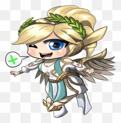 Men Shirt The Shark Den Png Mercy - Overwatch Chibi