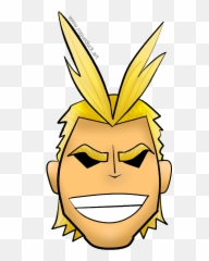 All Might - All Might Face Roblox Png,All Might Face Png - free ...