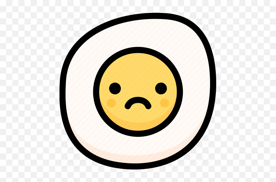 Emoji Emotion Expression Face - Sad Fried Egg Clipart Png,Egg Emoji Png
