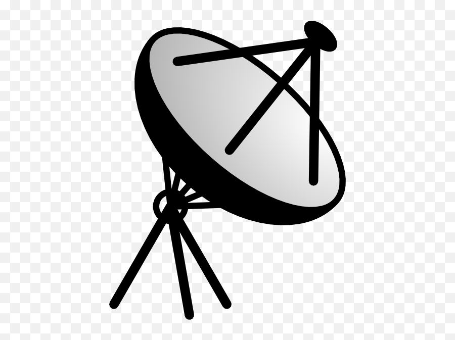 Simple Parabolic Antenna Dish Clip Art - Vector Dish Antenna Clip Art Png,Parabola Png