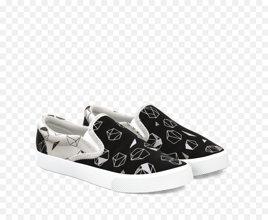 Download Hd 60610 0005 110 Asteroids Okat Blackwhite Slipon - Shoe Png,Asteroids Png