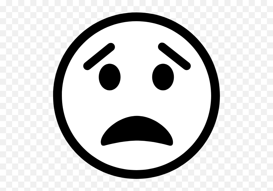 Worried Smiley Face Graphic Picmonkey Graphics - Rotunda Png,Worried Emoji Png