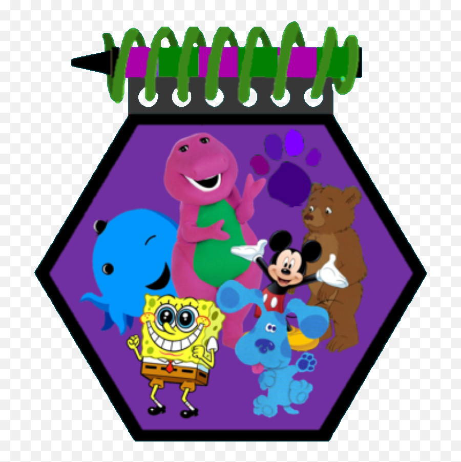 Barneys Notebook Is A Clue 1 In 2020 - Notebook Png,Barney And Friends Logo