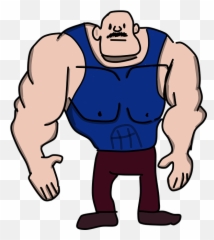 Strong Man Force - Homem Forte Cartoon Png,Strong Man Png