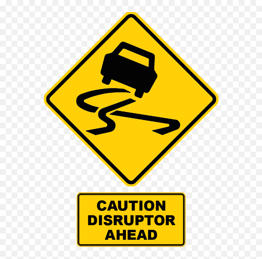Caution Sign Png - Caution Transparent 3d Man Slippery Slippery Road Sign,Caution Png