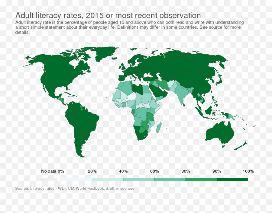 Literacy - Wikipedia Urbanisation World Map Png,People From Above Png