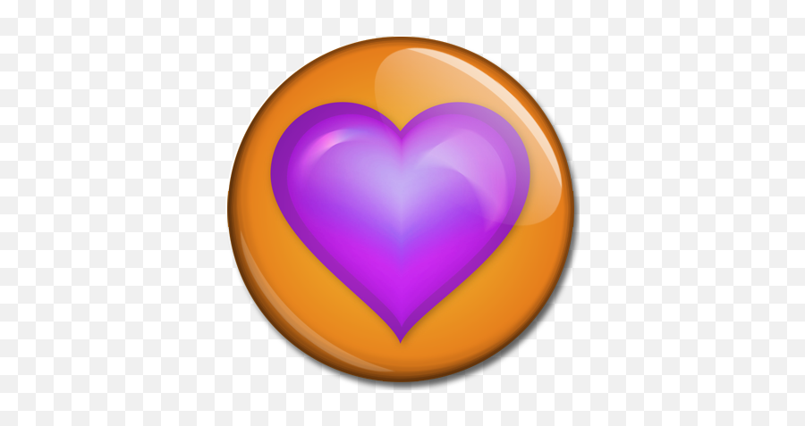 Purple Heart - Orange And Purple Love Purple And Oragnge Heart Png,Purple Heart Png