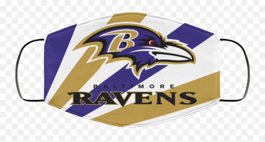 Fan Baltimore Ravens Face Mask Filter - Baltimore Ravens Logo Text Png,Baltimore Ravens Logo Images