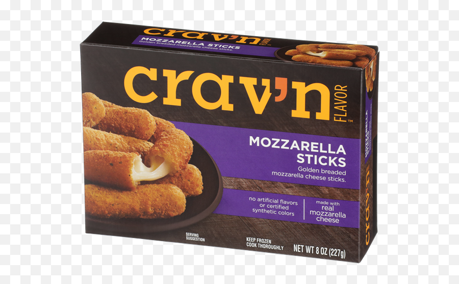 Cravn Flavor Mozzarella Sticks - Fish Finger Png,Mozzarella Sticks Png