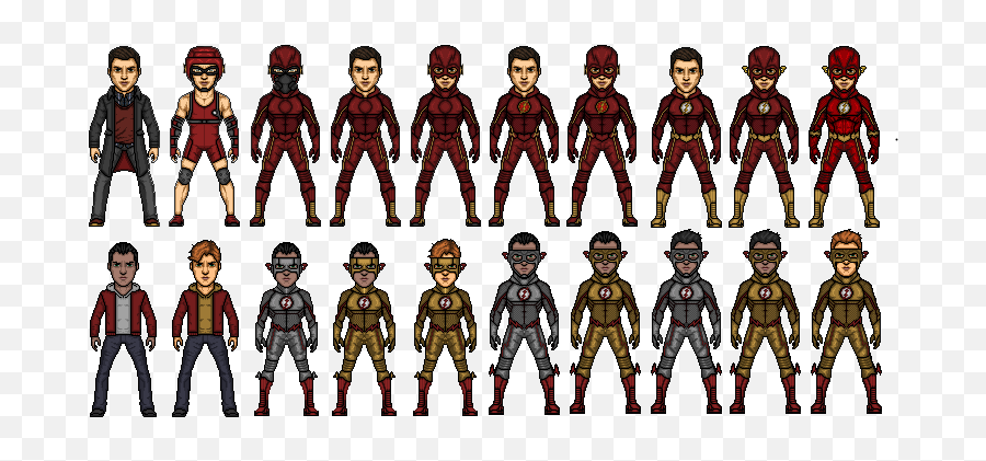 Kid Flash Evolution Concept - Flash Evolution Png,The Flash Logo Wallpaper