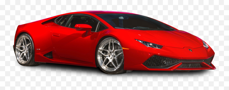 Red Lamborghini Huracan Car Png Image - Hot Wheels Mustang Red,Lamborghini Transparent